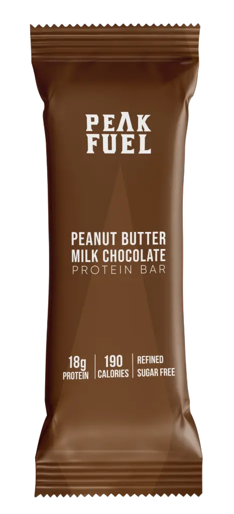 Protein Bar - Peanut Bar with Milk Chocolate - Pack of 12